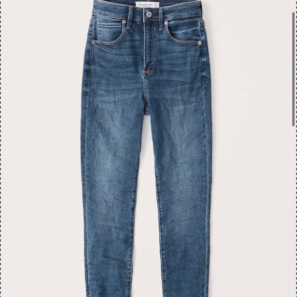 Abercrombie & Fitch | Jeans | Curve Love High Rise Super Skinny Ankle Jeans | Poshmark
